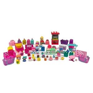 Shopkins doll and accessories miniatures lots / bulk 60 pcs